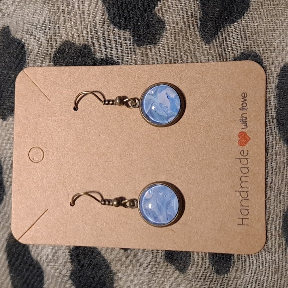 Abstract Drop Earrings